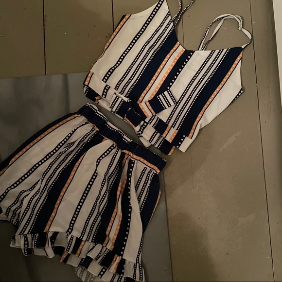 SHEIN Other - 3 for $15 🌸 SHEIN top/ short set SIZE SMALL